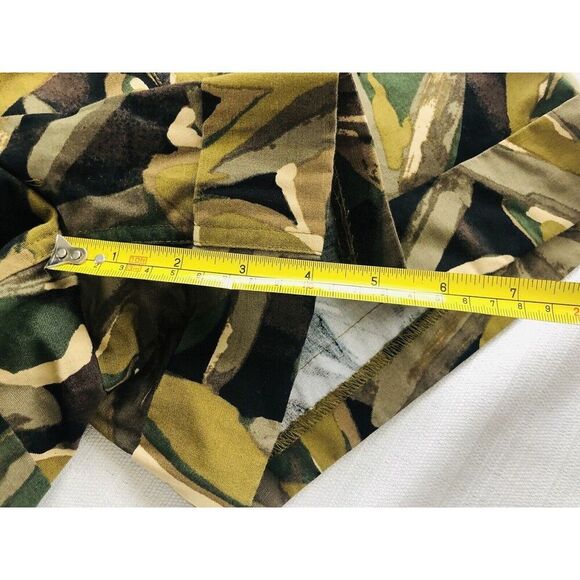 Who What Wear Sz 8 Women Camo Jungle Floral Shorts 100% Cotton High Waisted - Picture 9 of 11